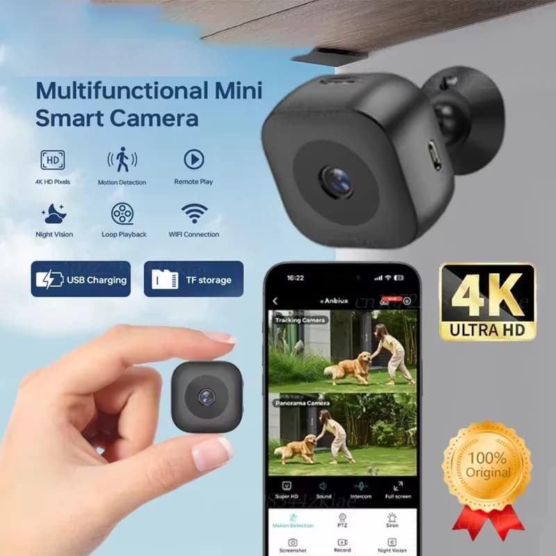 מצלמת אבטחה 4K WiFi עמידה למים — קנו מ-AliExpress לישראל