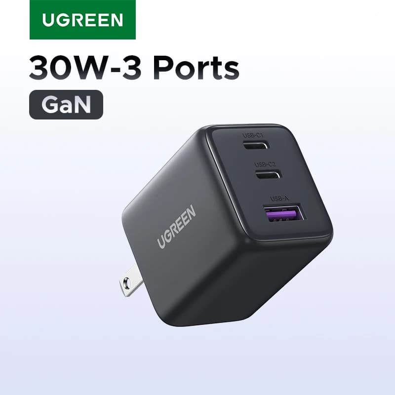 מטען UGREEN 20W 30W GaN PD 3.0 USB C — קנו מ-AliExpress לישראל