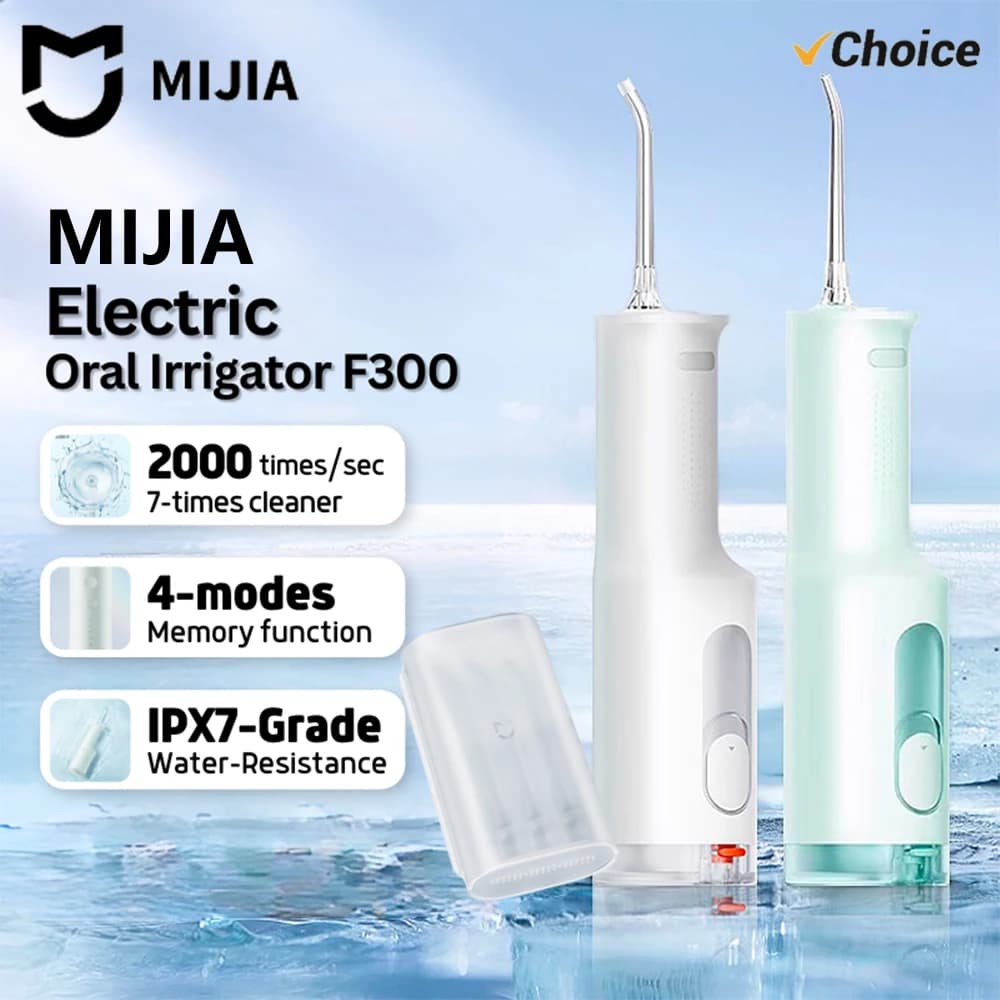 מכשיר שטיפה דנטלי נייד MIJIA F300 — קנו מ-AliExpress לישראל