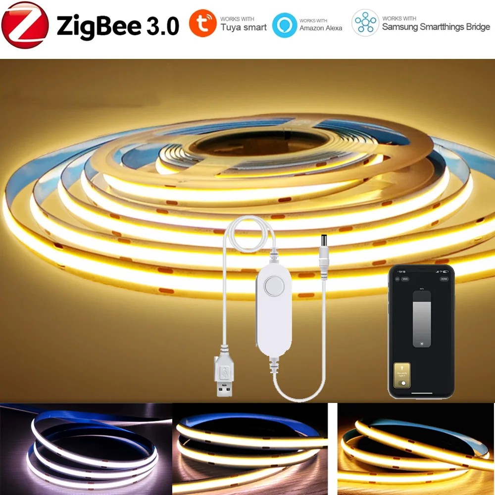 רצועת LED גמישה Tuya Zigbee 3.0 5V — קנו מ-AliExpress לישראל
