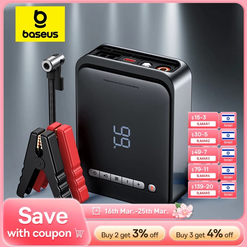 רכב Baseus מאליאקספרס — קנו מ-AliExpress לישראל