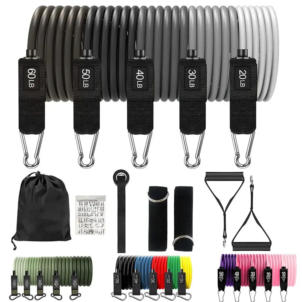 סט רצועות התנגדות לאימון בבית — קנו מ-AliExpress לישראל