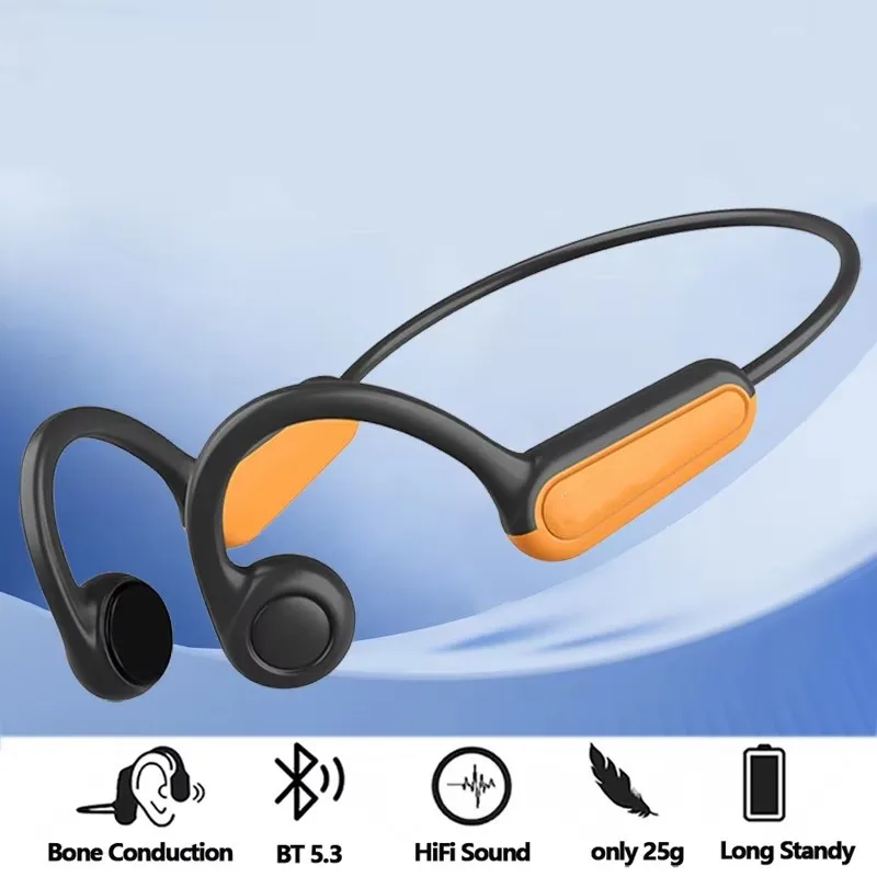 אוזניות ספורט אלחוטיות Bone Conduction עם מיקרופון — קנו מ-AliExpress לישראל