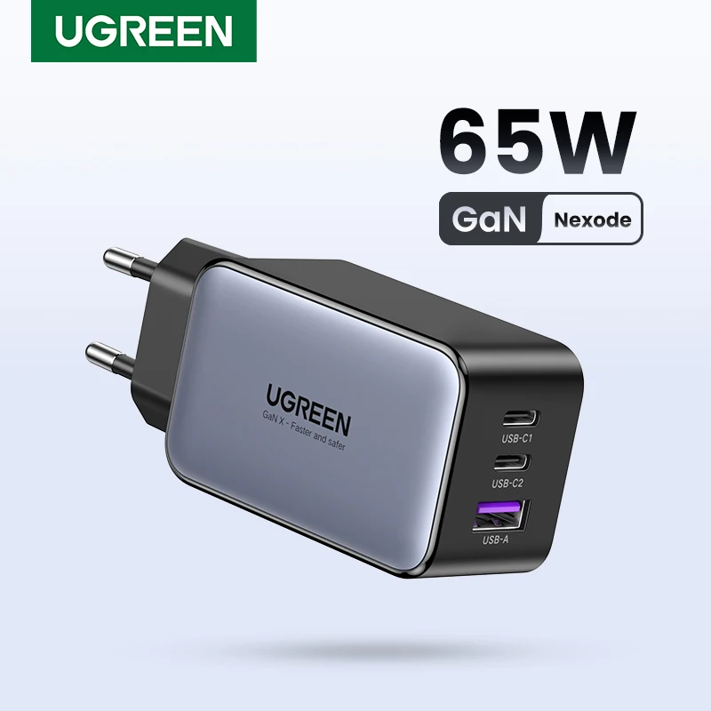 מטען UGREEN 65W GaN מהיר USB-C PD — קנו מ-AliExpress לישראל