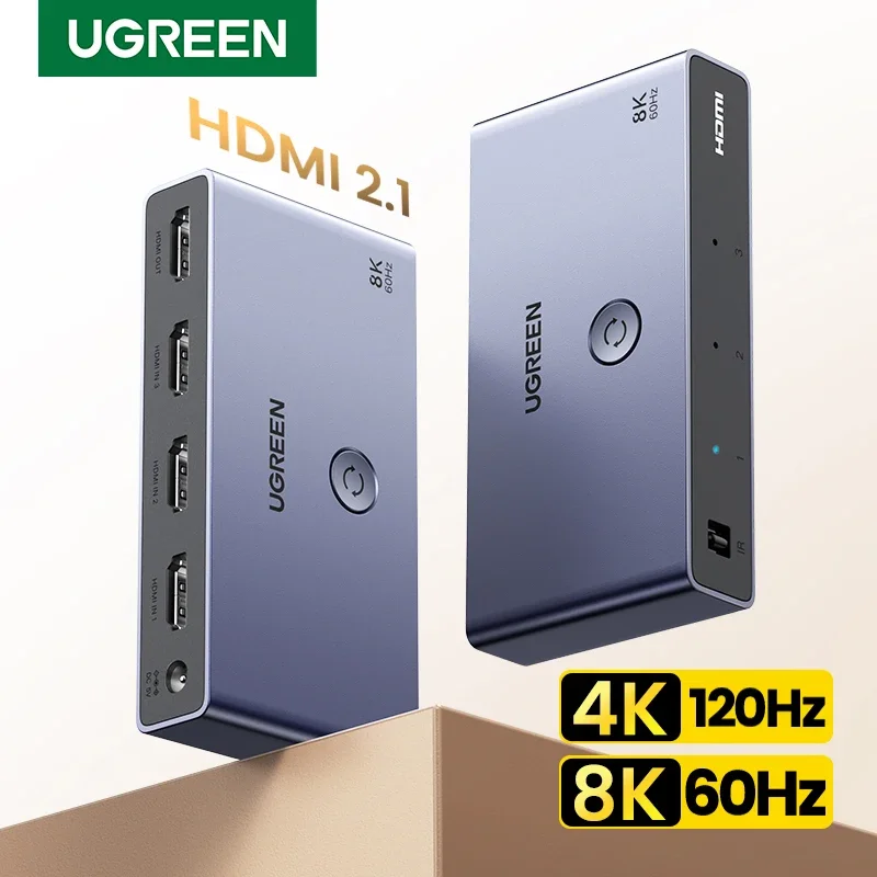 מפצל HDMI 2.1 עם שלט רחוק — קנו מ-AliExpress לישראל