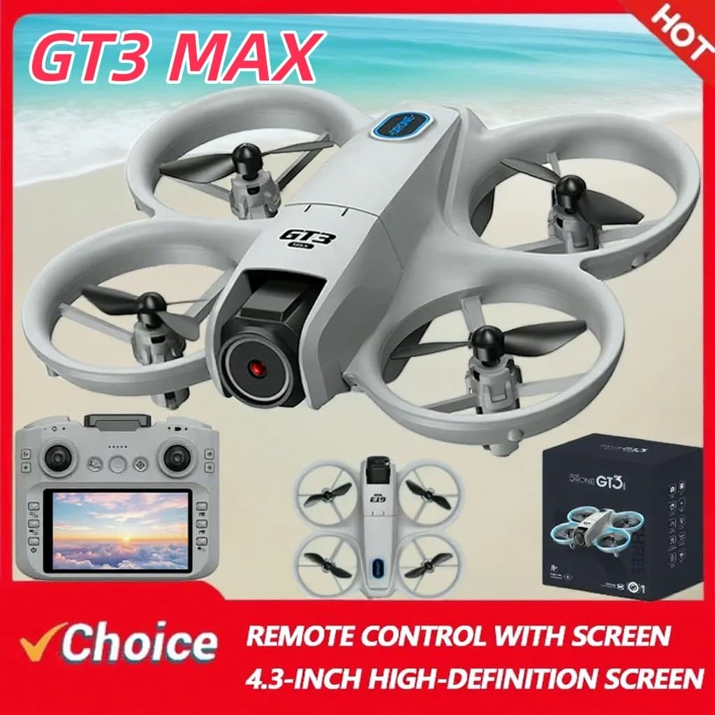 רחפן GT3 MAX 8K HD עם שלט LCD — קנו מ-AliExpress לישראל
