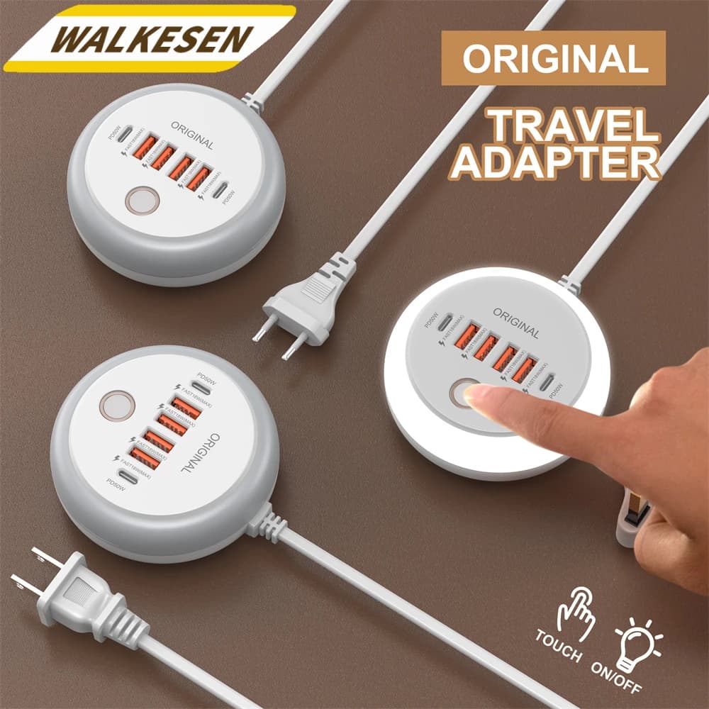 מטען USB 50W רב-שקעים לטלפון — קנו מ-AliExpress לישראל