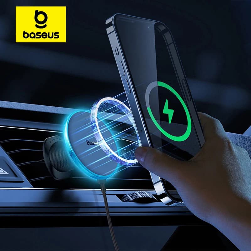 מטען רכב אלחוטי מגנטי Baseus 15W — קנו מ-AliExpress לישראל