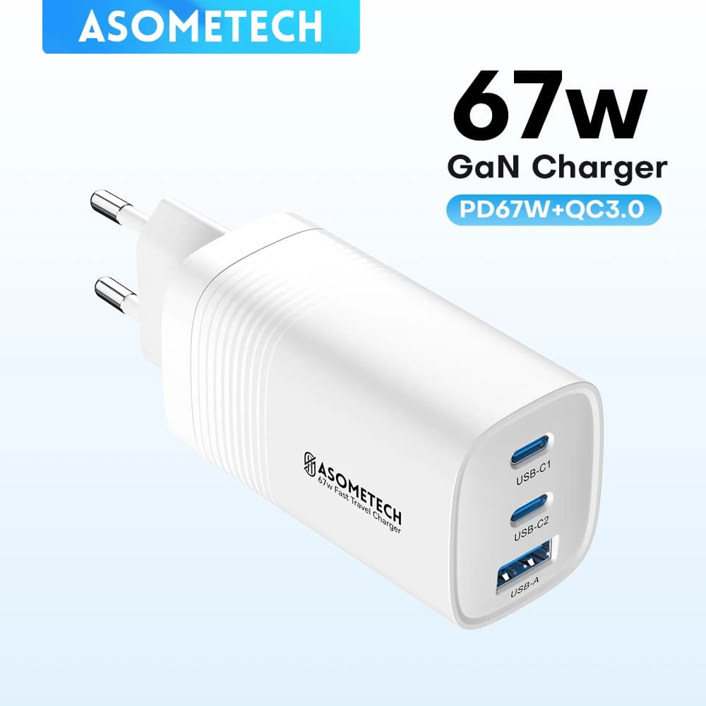מטען 67W GaN PD USB Type C מהיר — קנו מ-AliExpress לישראל