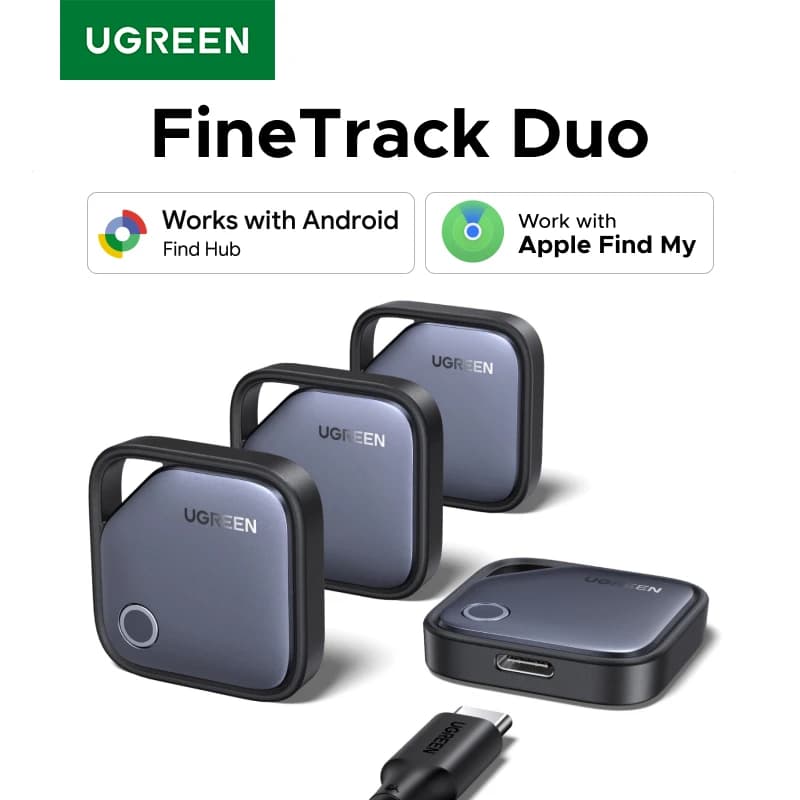 כרטיס איתור UGREEN Bluetooth כפול — קנו מ-AliExpress לישראל