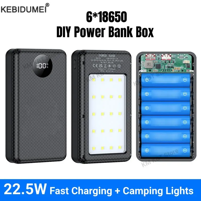 מחזיק סוללה 18650 עם טעינה מהירה — קנו מ-AliExpress לישראל