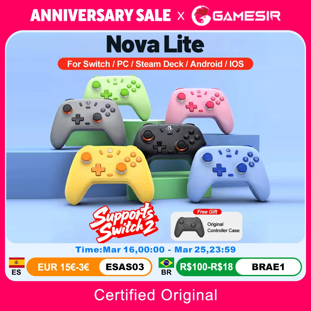 בקר משחק GameSir Nova Lite — קנו מ-AliExpress לישראל