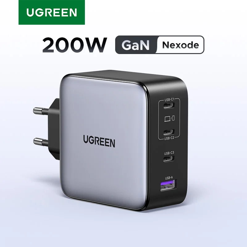 מטען נייד UGREEN 200W GaN — קנו מ-AliExpress לישראל