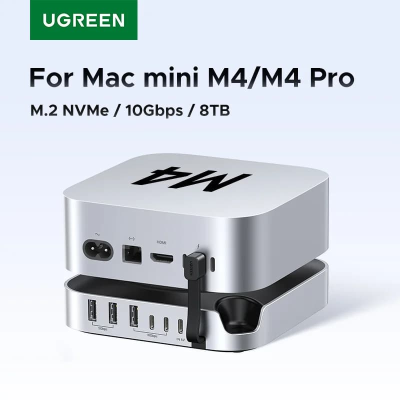 תחנת עגינה UGREEN ל-Mac Mini — מ-AliExpress