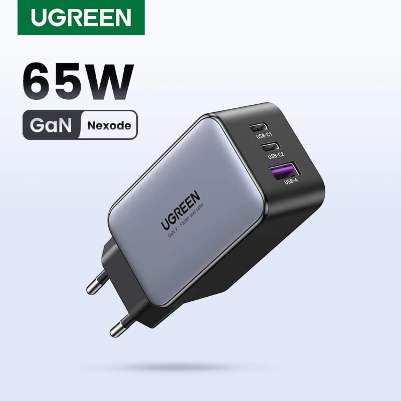 מטען UGREEN 65W GaN מהיר USB C — קנו מ-AliExpress לישראל