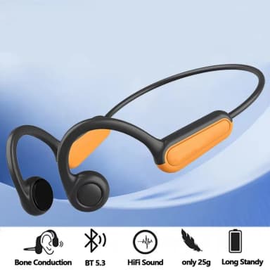 אוזניות ספורט אלחוטיות Bone Conduction עם מיקרופון
