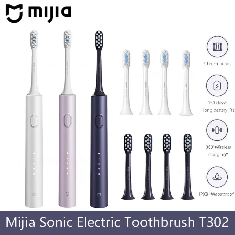 מברשת שיניים חשמלית Mijia T302 — קנו מ-AliExpress לישראל