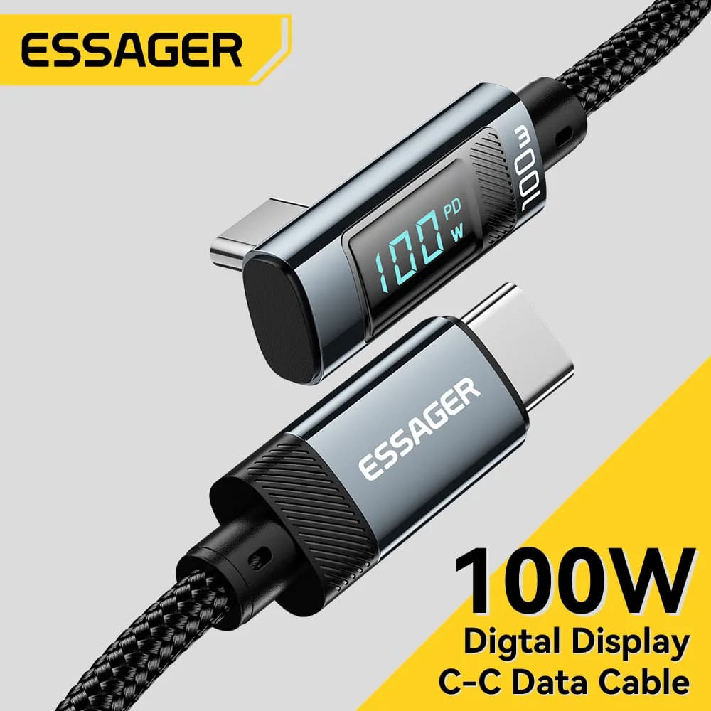כבל Essager USB C ל-Type C עם צג — קנו מ-AliExpress לישראל