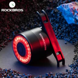 ROCKBROS Smart Brake Bicycle Tail Light MTB Road Seatpost Saddle Bike Rear Light